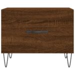 vidaXL Konferenčné stolíky 2 ks hnedý dub 50x50x40 cm kompozitné drevo – Obrázok 6