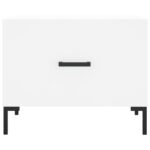 vidaXL Konferenčné stolíky 2 ks biele 50x50x40 cm kompozitné drevo – Obrázok 6