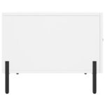 vidaXL Konferenčné stolíky 2 ks biele 50x50x40 cm kompozitné drevo – Obrázok 8