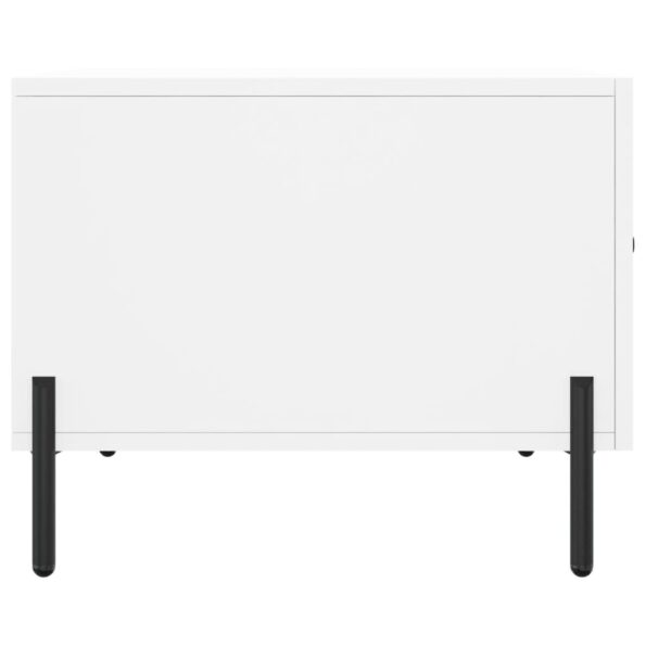 vidaXL Konferenčné stolíky 2 ks biele 50x50x40 cm kompozitné drevo – Obrázok 8