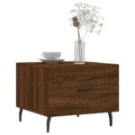 vidaXL Konferenčné stolíky 2 ks hnedý dub 50x50x40 cm kompozitné drevo – Obrázok 3