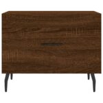 vidaXL Konferenčné stolíky 2 ks hnedý dub 50x50x40 cm kompozitné drevo – Obrázok 6