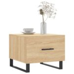 vidaXL Konferenčné stolíky 2 ks dub sonoma 50x50x40cm kompozitné drevo – Obrázok 3