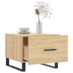 vidaXL Konferenčné stolíky 2 ks dub sonoma 50x50x40cm kompozitné drevo – Obrázok 4