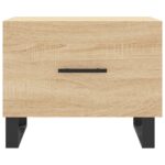 vidaXL Konferenčné stolíky 2 ks dub sonoma 50x50x40cm kompozitné drevo – Obrázok 6