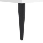 vidaXL Botník biely 60x35x105 cm kompozitné drevo – Obrázok 10