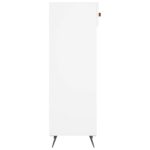 vidaXL Botník biely 30x35x105 cm kompozitné drevo – Obrázok 5