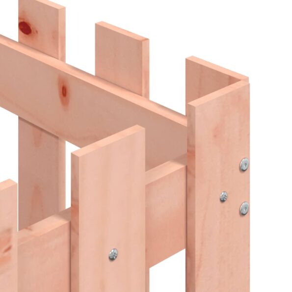 vidaXL Záhradný kvetináč s dizajnom plotu 50x50x50 cm masívny douglas – Obrázok 7