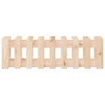 vidaXL Záhradný vyvýšený záhon s dizajnom plotu 100x30x30 cm borovica – Obrázok 5