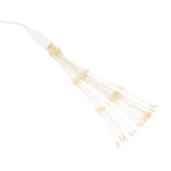 vidaXL Vianočné hviezdicové svetlo 140 LED teplé biele 17 cm – Obrázok 5