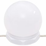 vidaXL Toaletný stolík s LED svetlami čierny 90x42x132,5 cm – Obrázok 10