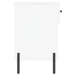 vidaXL Lavička na topánky, biela 102x35x55 cm, kompozitné drevo – Obrázok 7