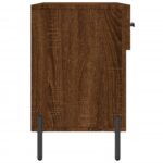 vidaXL Lavička na topánky, hnedý dub 102x35x55 cm, kompozitné drevo – Obrázok 7