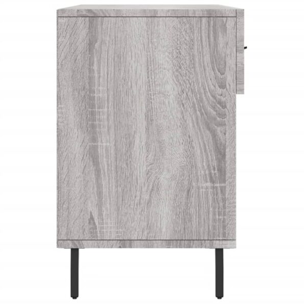 vidaXL Lavička na topánky, sivá sonoma 102x35x55 cm, kompozitné drevo – Obrázok 7