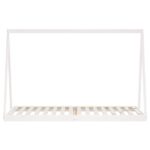 vidaXL Rám detskej postele biely 90x200 cm masívna borovica – Obrázok 4