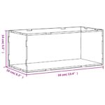 vidaXL Priehľadná reklamná krabica 34x16x14 cm akrylová – Obrázok 6