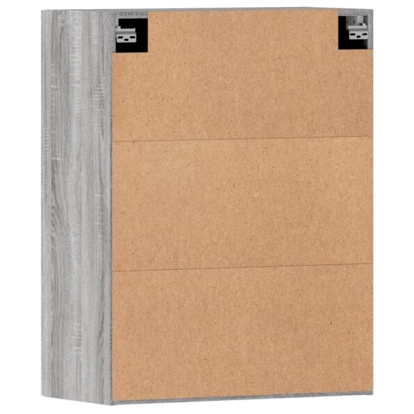 vidaXL Nástenné skrinky 2 ks sivý dub sonoma kompozitné drevo – Obrázok 9