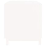 vidaXL Psia búda biela 90x60x67 cm borovicový masív – Obrázok 6