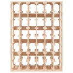 vidaXL Stojan na víno 70x33x94 cm masívna borovica – Obrázok 4
