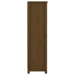 VidaXL Knižnica medovohnedá 80x35x126 cm masívna borovica – Obrázok 6
