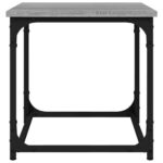 vidaXL Príručný stolík sivý dub sonoma 40x40x40 cm spracované drevo – Obrázok 5