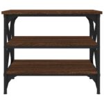 vidaXL Príručný stolík hnedý dub 55x38x45 cm spracované drevo – Obrázok 5