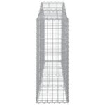 vidaXL Oblúkové gabionové koše 5 ks 200x30x80/100cm pozinkované železo – Obrázok 5