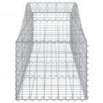 vidaXL Oblúkový gabionový kôš 6 ks 200x50x40/60 cm pozinkované železo – Obrázok 5