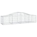 vidaXL Oblúkový gabionový kôš 8 ks 200x50x40/60 cm pozinkované železo – Obrázok 3