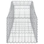 vidaXL Oblúkový gabionový kôš 13 ks 200x50x40/60 cm pozinkované železo – Obrázok 5