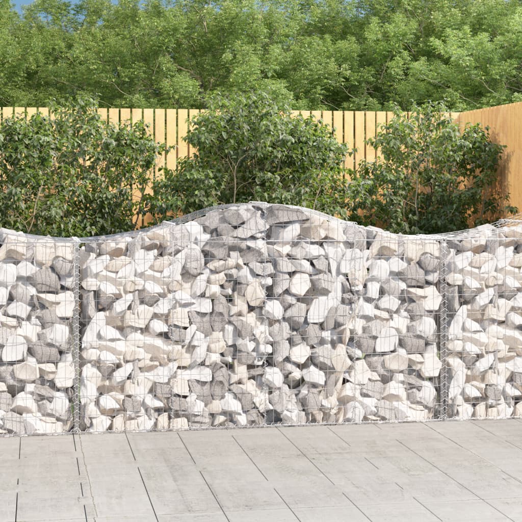 VXL8720845562304_m_en_hd_1.jpg vidaXL Oblúkové gabiónové koše 9ks 200x50x100/120cm pozinkované železo – Obrázok 1