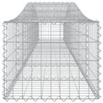 vidaXL Oblúkový gabionový kôš 2 ks 400x50x40/60 cm pozinkované železo – Obrázok 5