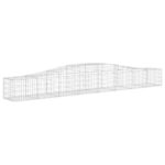 vidaXL Oblúkový gabionový kôš 5 ks 400x50x40/60 cm pozinkované železo – Obrázok 3