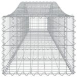 vidaXL Oblúkový gabionový kôš 5 ks 400x50x40/60 cm pozinkované železo – Obrázok 5