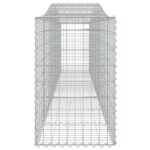 vidaXL Oblúkové gabionové koše 6 ks 400x50x80/100cm pozinkované železo – Obrázok 5