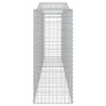 vidaXL Oblúkové gabionové koše 3 ks 400x50x120/140 cm pozink. železo – Obrázok 5