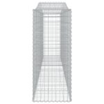 vidaXL Oblúkové gabionové koše 9 ks 400x50x120/140 cm pozink. železo – Obrázok 5