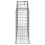vidaXL Oblúkové gabiónové koše 14 ks 200x50x100/120cm pozinkov. železo – Obrázok 5