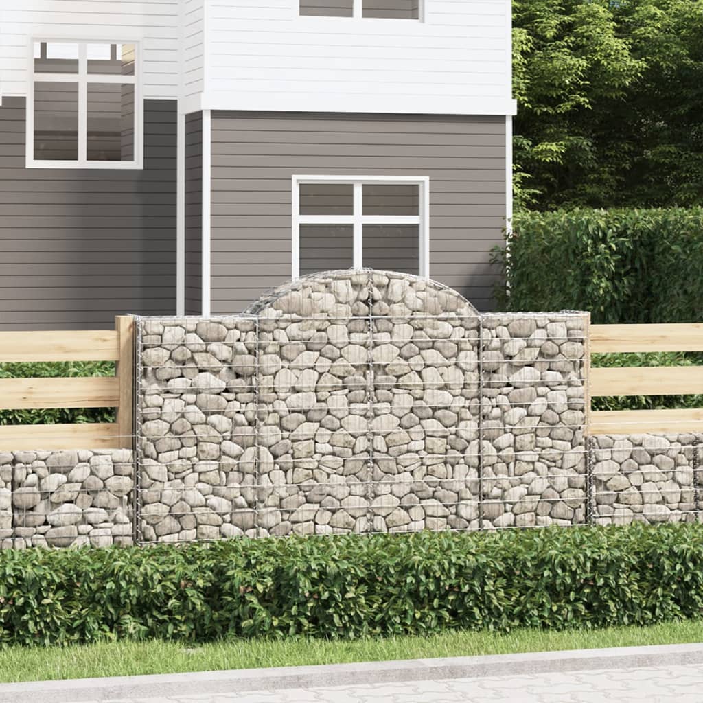 VXL8720845569280_m_en_hd_1.jpg vidaXL Oblúkové gabionové koše 6 ks 200x50x120/140 cm pozink. železo – Obrázok 1