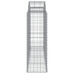 vidaXL Oblúkové gabionové koše 9 ks 200x50x120/140 cm pozink. železo – Obrázok 5