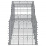 vidaXL Oblúkový gabionový kôš 5 ks 300x50x40/60 cm pozinkované železo – Obrázok 5