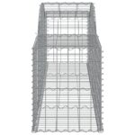 vidaXL Oblúkový gabionový kôš 17 ks 300x50x60/80 cm pozinkované železo – Obrázok 5