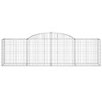 vidaXL Oblúkové gabionové koše 5 ks 300x50x80/100cm pozinkované železo – Obrázok 4