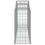 vidaXL Oblúkové gabiónové koše 6ks 300x50x100/120cm pozinkované železo – Obrázok 5