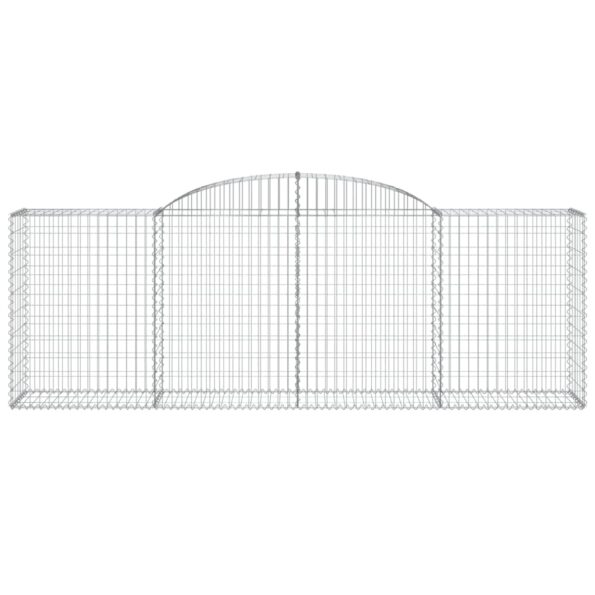 vidaXL Oblúkové gabiónové koše 30 ks 300x50x100/120cm pozinkov. železo – Obrázok 4