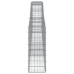 vidaXL Oblúkové gabionové koše 6 ks 400x30x80/100cm pozinkované železo – Obrázok 5