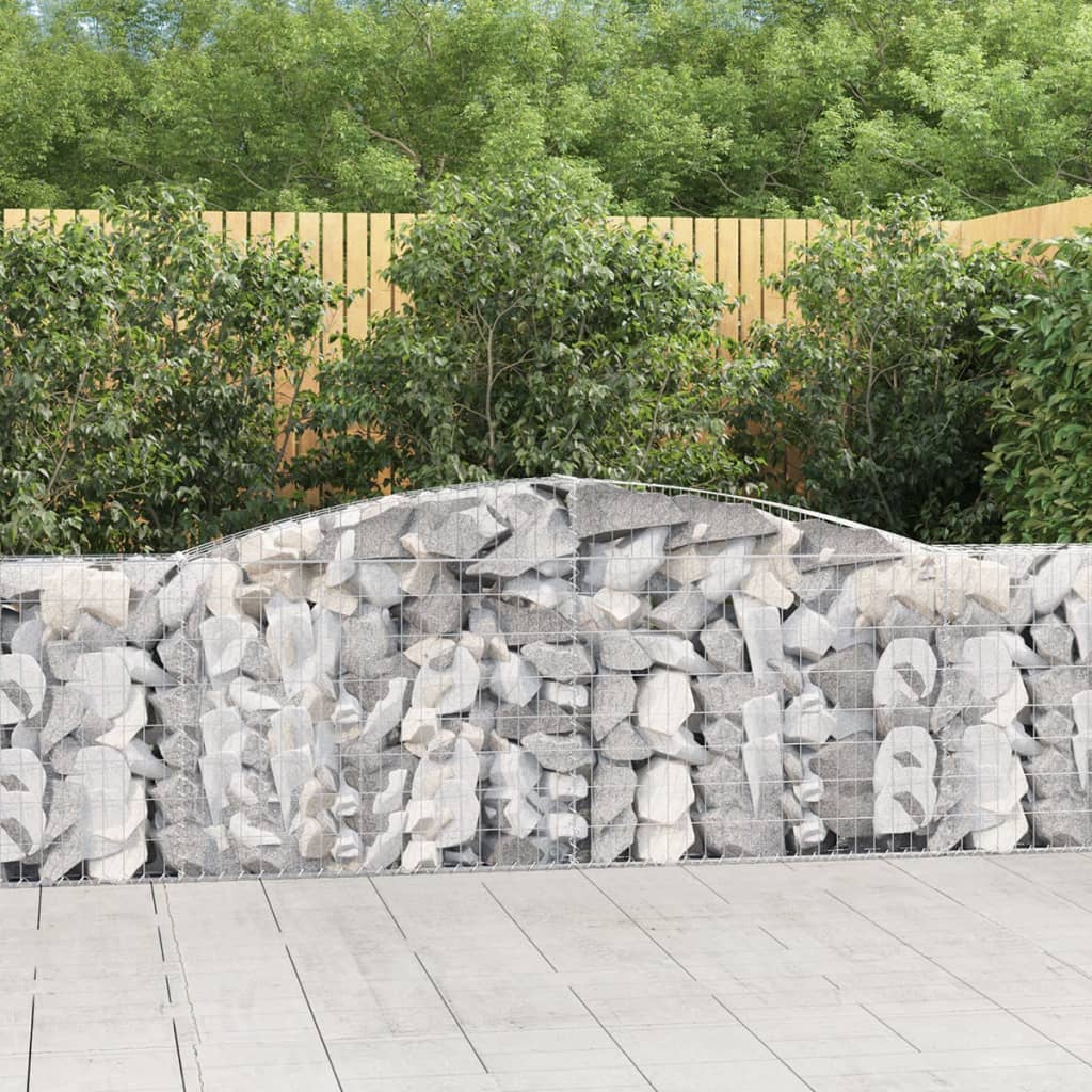 VXL8720845574406_m_en_hd_1.jpg vidaXL Oblúkové gabionové koše 6 ks 400x30x80/100cm pozinkované železo – Obrázok 1