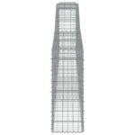 vidaXL Oblúkové gabionové koše 7 ks 400x30x80/100cm pozinkované železo – Obrázok 5