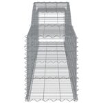 vidaXL Oblúkový gabionový kôš 5 ks 400x50x60/80 cm pozinkované železo – Obrázok 5