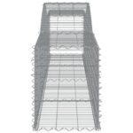 vidaXL Oblúkový gabionový kôš 10 ks 400x50x60/80 cm pozinkované železo – Obrázok 5